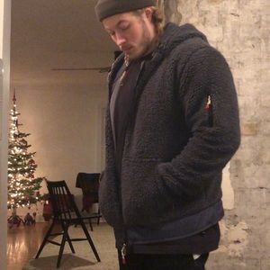 Poler Sherpa zip up hoodie